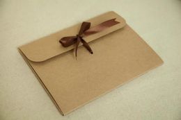 New 3 Colour Envelope Kraft Paper Bags Diy Collect Files Use As Gift Love Letter Packaging High Quality ZZ