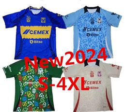 S-4XL24 25 NAUL Tigres Home Soccer Jerseys 2024 2025 home Away GIGNAC VARGAS DAMIAN Camiseta de Foot Maillot Shirt Third men kids women player Football Uniform 999