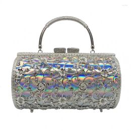 Evening Bags XIYUAN BRAND Women Crystal Clutch Bridal Wedding Party Gift Box Bag Handbag Purse