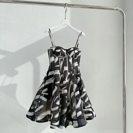 Hot selling niche silk and linen slim fit, sexy suspender dress