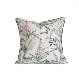 Pillow Jungle Style Cover For Couch Out Door Decorative Case Nordic Classical Plants Cotton Coussin Sofa Chair Decorate