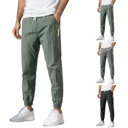 Men's Pants With Deep Pockets Loose Fit Casual Jogging Trousers For Running Workout Training Basketball Sports Ninth