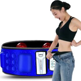 Belt Electric Infrared Slimming Belt Vibration Fiess Massager Lose Weight Shaking Hine X5 Times Abdominal Belly Fat Burn Loss