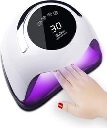 120W LED Nail Dryer 45PCS UV Lamp Heads Automatic Sensor Switch Timing Function Curing All Gel Nail Dry Light HIAISB3238654