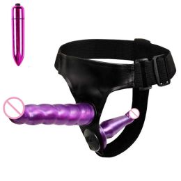 Massager sex toy massager Massage Wearable Strapon Dildo Panties For Lesbian Couples Penis Strap On Harness Realistic Sex Toys for Women Ad
