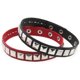 9 Colours PU Leather Choker Necklace For Women Vintage Harajuku Gothic Rivet Collar Statement Necklace Men Jewellery