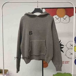 Hoodie Knit Sweater Sweat Shirts Men Women Designer Knitted Jumper Hoody 9127 Y0ZM 0TCS