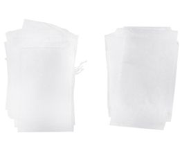 Gift Wrap 50pcs White Drawstring Organza Folding Hand Fan Pouch Party Wedding Favor Bags2428041