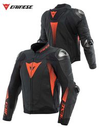 DAINE Racing suitDainese SUPER SPEED 4 Motorcycle Riding Suit Titanium Camel Anti Drop Motorcycle Leather Coat