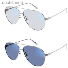 Counter quality Catiere polarized sunglasses top grade male female pilot color changing sunglasses new advertising model double beam CT0298S