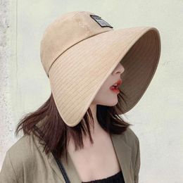 Wide Brim Hats Women Hat Summer UV Protection Fashionable Big Sun Cap Beach Sunhats Travel Visor Bucket