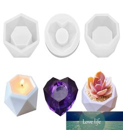 Concrete Cement Clay Mould Silicone Resin Mould Candle Soap Making Mould 3D Silicone Moulds for Epoxy Resin Succulent Flower Pot Fact2080015