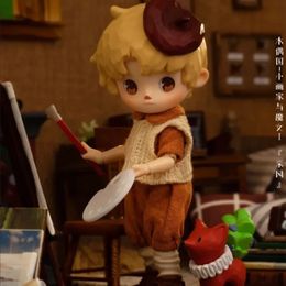 Penny Box Puppet The Painter Witch Series Blind Box Movable Doll Obtusu11 1/12Bjd Mysterious Box Toy Doll Anime Character Girl Gift 240426