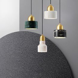 Modern Pendant Lights Nordic Marble Hanglamp For Bedroom Dining Room Cafe Bar Decor Luminaire Suspension Home E27 Loft Fixtures