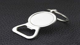 Beer Bottle Opener Key Rings DIY For 25mm Glass Cabochon Keyrings Engraving Gifts Zinc Alloy Kitchen Bar Tools Men Gifts lxj0684859405