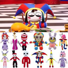 Stuffed Plush Animals Amazing Digital Circus Plush Kawaii Pomni Jax Plush Doll Stuffed Clown Pillow Comic Anime Christmas Gift Toy B240515