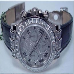 Selling Luxury Wristwatch 18kt White Gold Full Diamond Model 116599 TBR Automatic Mens Watch Men039s Wrist Watches4027350