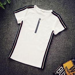 Mens Designer Band T Shirts Fashion Black White Short Sleeve Luxury Letter Pattern T-shirt Mens tee tops asian size XS-5XL