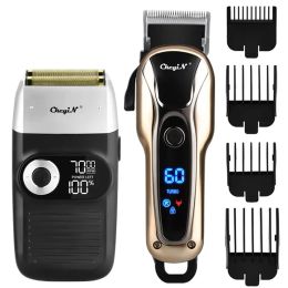 Trimmer Professional Barber Hair Clipper Men Rechargeable Electric Blad Head Shaver Beard Nose Body Trimmer Razor Shaving Cutter Machine 2