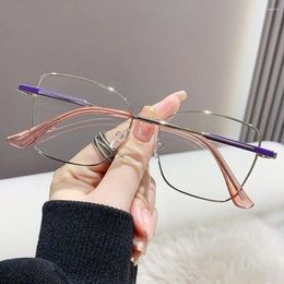 Sunglasses Blue Light Blocking Women Designers Eyeglasses Optical Spectacle Computer Eye Protection Glass Fashion Eyewear Metal