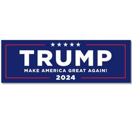 Banner Flags 4X6Inch Trump sticker 2024 U.S. General Election Car Bumper Stickers House Window Laptop Poster Take America Back Decal