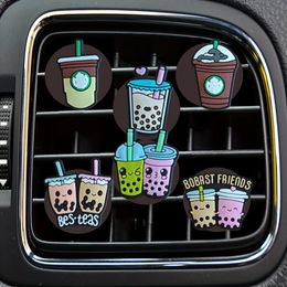 Car Air Freshener Beverages 19 Cartoon Vent Clip Clips Outlet Accessories For Office Home Per Conditioner Drop Delivery Othfc Otx9S