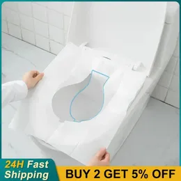 Toilet Seat Covers Disposable Cover Type Soluble Water For Travelling Commuting Or Camping Bathroom Accessory Liners
