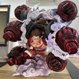 Action Toy Figures Sports Gloves 29cm Anime Luffy Figure One Piece Figurine Gear 4 Monkey D Luffy Action Figures Sky Painting Statue Pvc Collection Model Toy