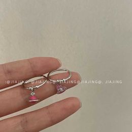 Brand Personalised Westwoods Saturn Pendant Ring High Grade Elegant Light Luxury and Index Finger Unique Exquisite Design Nail