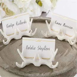 Party Favour Selling Est Resin Antler Place Card Holder Wedding Favours Supplies Table Decoration 48Pcs/Lot