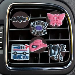 Car Air Freshener Barber Shop Theme 33 Cartoon Vent Clip Outlet Per Conditioner Clips Conditioning Drop Delivery Otumr Otbbo