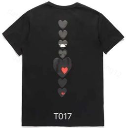 Play Shirt Designer T Shirt Cdgs Shirt New Play Mens T Shirt Designer Red Commes Heart Women Garcons S Badge Des Quanlity Ts Cotton Cdg Embroidery Short Sleeve 868