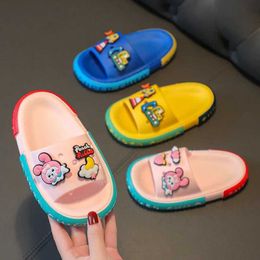 Slipper Children Slippers Girls Boys Shoes Cartoon Cute Home Indoor Shower Non-slip Slippers Baby Walking Kids Casual Sandal Slippers Y240514J6AF