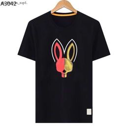 Psyco Bunny shirt Psychological Bunny T Shirt Summer Casual t shirt Skeleton Rabbit 2024 New Design Multi Style men shirt Fashion Designer Couple Short Sleeve 966