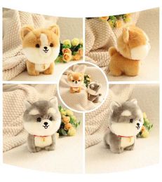 Stuffed Plush Animals Birthday present Cute puppy plush toy Haskiwa Wakoki doll Simulated animal plush doll Childrens toy gift B24051