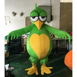 Halloween Green Parrot Bird Mascot Costume Birthday Party anime theme fancy dress for women men Costume Customization Character Outfits Suit