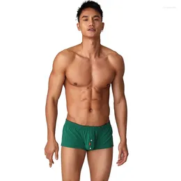 Underpants Youth U Convex Pouch Boxer Shorts For Men Home Panties Underwear Teenagers Fashion Aro Pants Student Bottom Lingerie