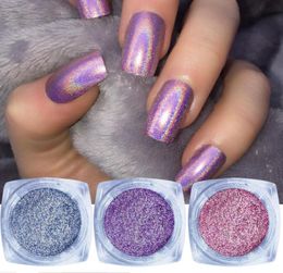 1 Box Holographic Nail Glitter Powder Nail Art Holo Acrylic Glitter Dust Chrome Pigment DIY Manicure Accessories Set9804257