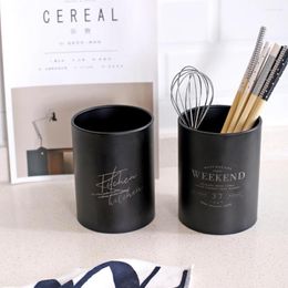 Storage Bottles Shovel Spoons Rack Stainless Steel Organiser Kitchen Chopsticks Tube Cutlery Drainer Tableware Bucket Fork