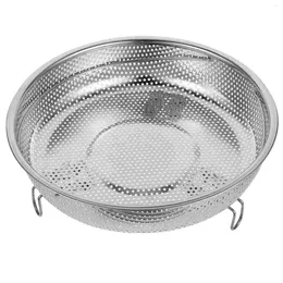 Double Boilers Stainless Steel Steamer Kitchen Helper Accessory Basket Insert For Pot Adjustable Steaming Handheld Aide