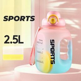 Water Bottles GIANXI 1.6L-2.5L Large Capacity Kettle Cycling Sports Cup Outdoor Camping Portable Fitness Plastic Bottle