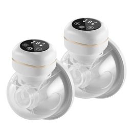 Breastpumps Wearable manual electric breast pump for comfortable automatic milk extractor BPA newborns without the need breastfeeding collector Q240514