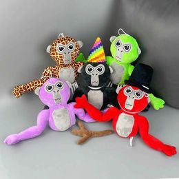 Stuffed Plush Animals The latest gorilla tags monkey plush toys cute cartoon animal filled soft toys birthday and Christmas gifts for children B240515