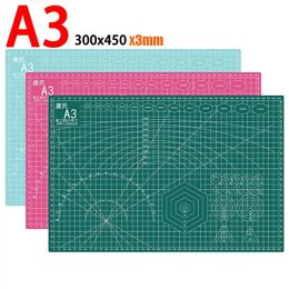 Thickening A3 Colour Multifunction Pvc Self Healing Cutting Mat Cutting Pad Board Cutter Knife DIY Craft Tool Office Supplies 240430