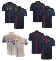 2024 New F1 Racing Short Sleeve Shirt Summer Team Polo Shirt Same Customised