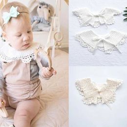 Bibs Burp Cloths Baby bibs lace baby accessories Korean children lace collars cute hollow women baby bibs baby bibs baby bibsL2405