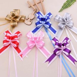 Party Decoration 20/10/5pcs Multiple Colorspull Bows Gift Knots Ribbons Wedding Birthday Wrapping Celebration Car