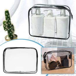 Storage Boxes Clear Toiletry Bag 3 PC Travel Makeup Cosmetic For Women Men Carry On Airport Compliant