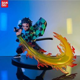 Action Toy Figures Sports Gloves Hot Demon Slayer Anime Figure Tanjirou Agatsuma Zenitsu Kyoujurou Anime Model Action Figure PVC collection Toy for Kids Gift