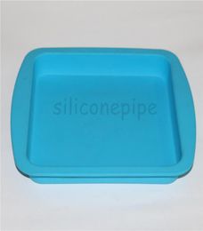 nonstick silicone deep dish tray container 8 non stick wax oil multi use storage jars square pan 8 pcs lot9918643